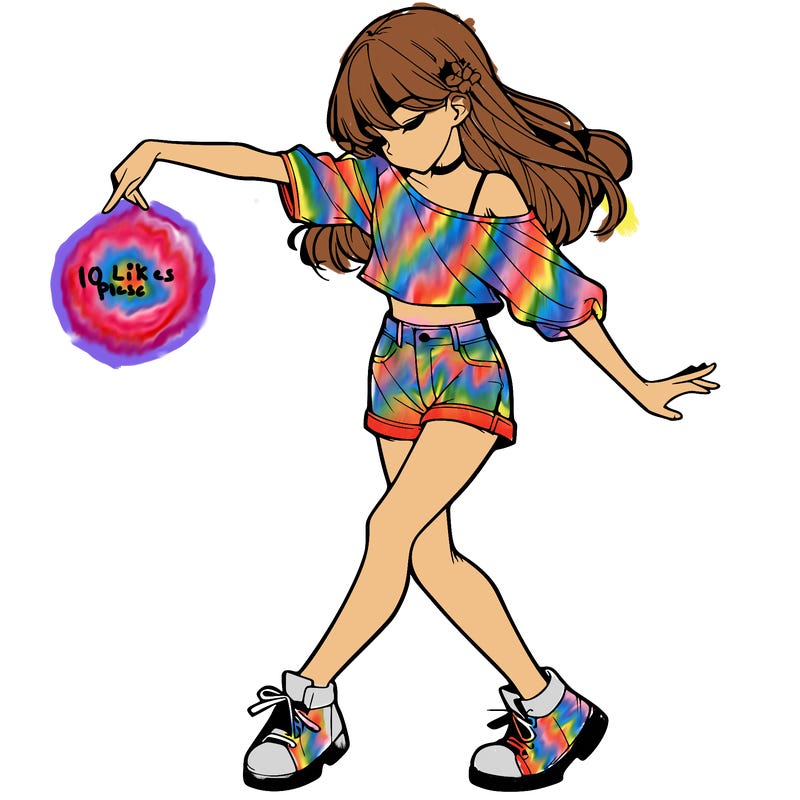 realistic girl danceing