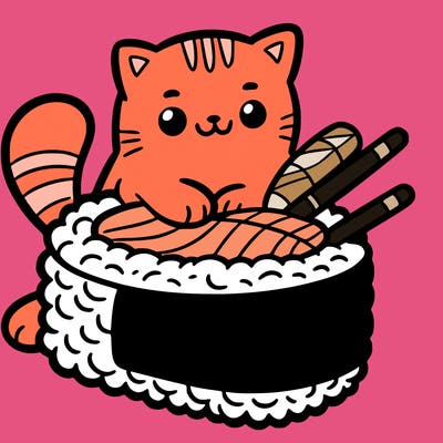 sushi cat