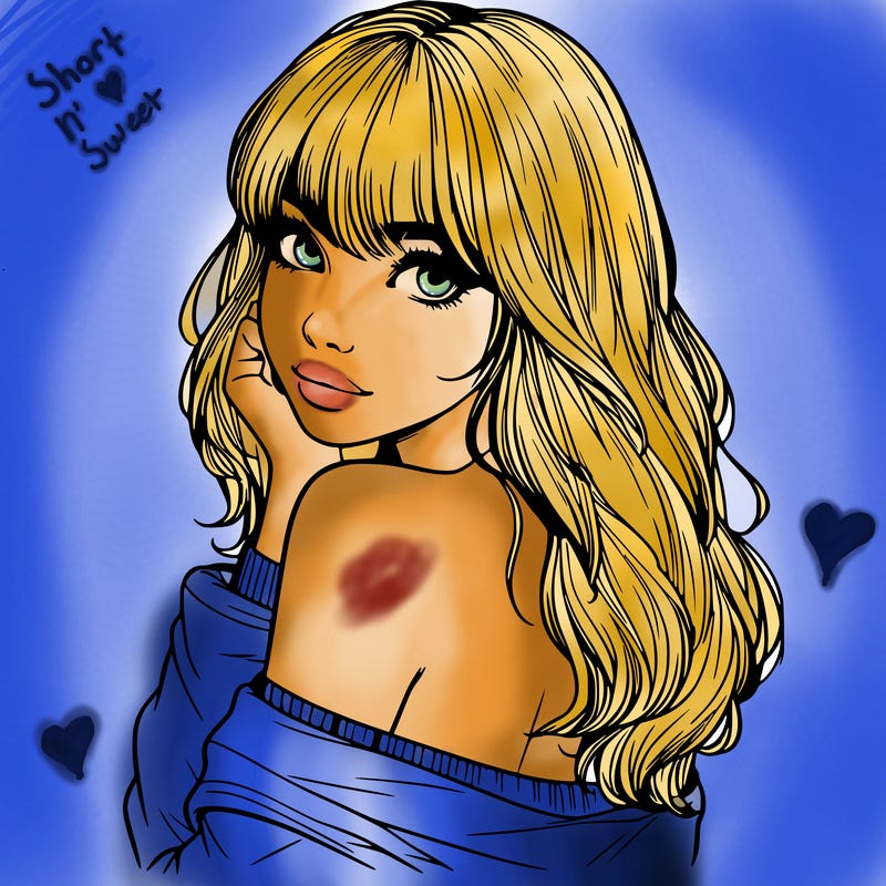 realistic girl with bangs looking over her shoulder