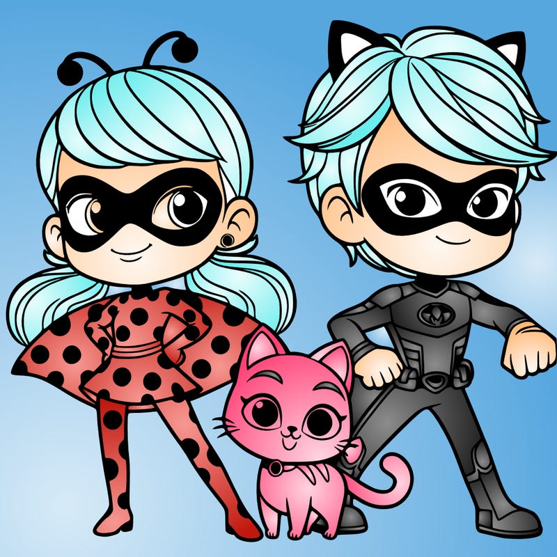 ladybug and cat noir