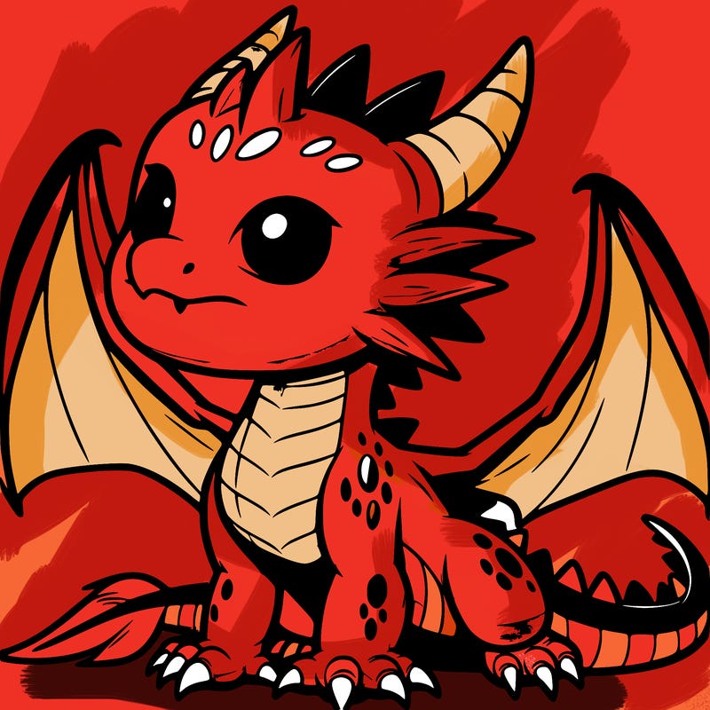 fierce baby night dragon
