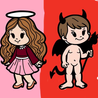 angel and devil