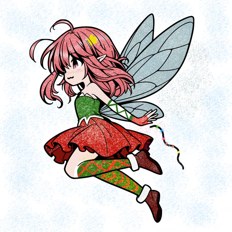 manga fairy flying
