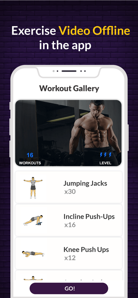 Gym workout - Gym trainer - Health & Fitness App | MWM