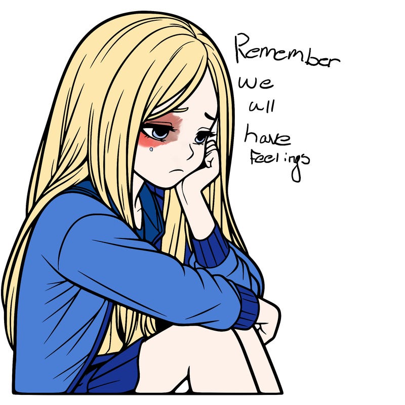 a realistic girl with depression