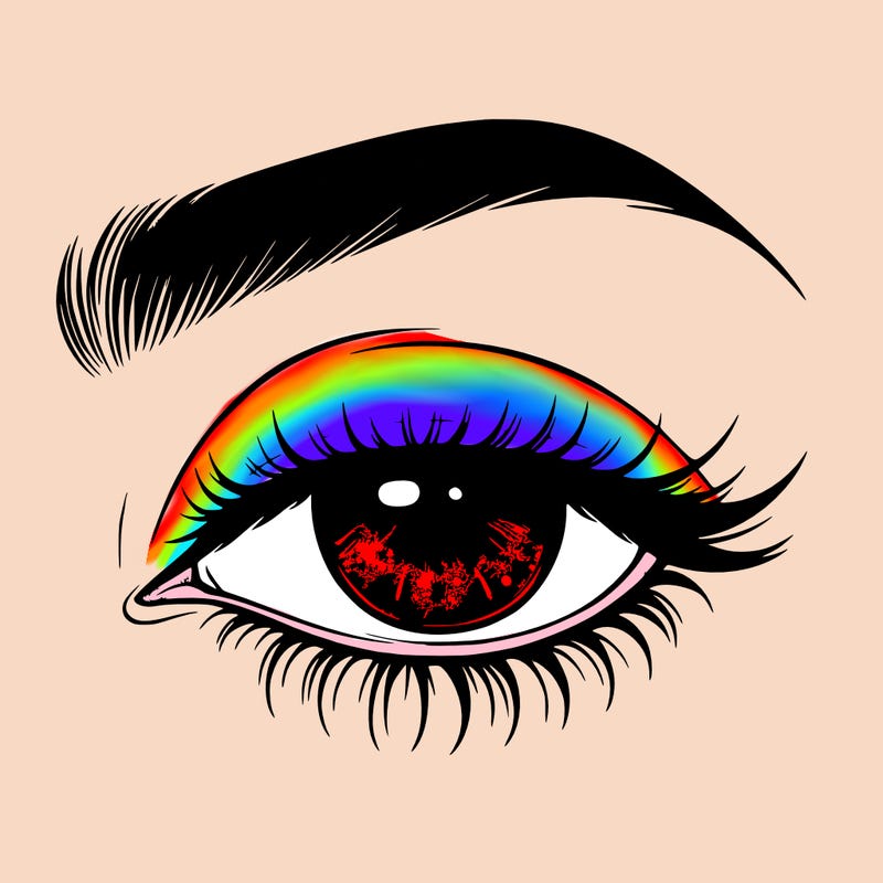 eye closed realistic