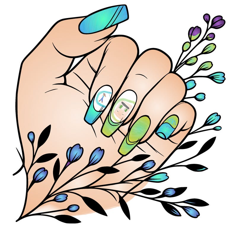 nails with french tip