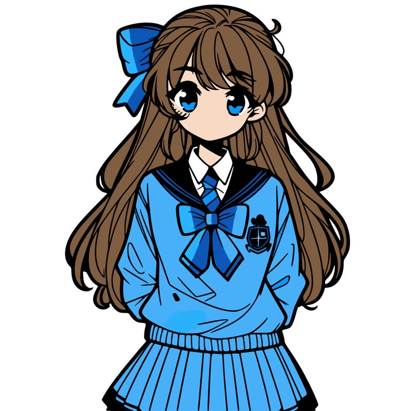 preppy anime girl