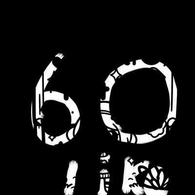 cute sign saying 60 likes that you