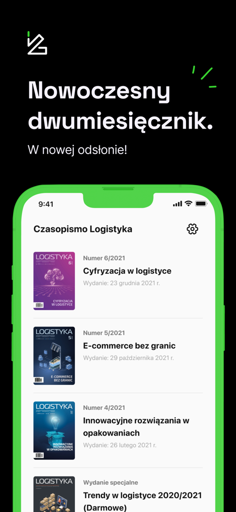 Czasopismo Logistyka - Archivo digital de los números de la revista Czasopismo Logistyka en una aplicación móvil