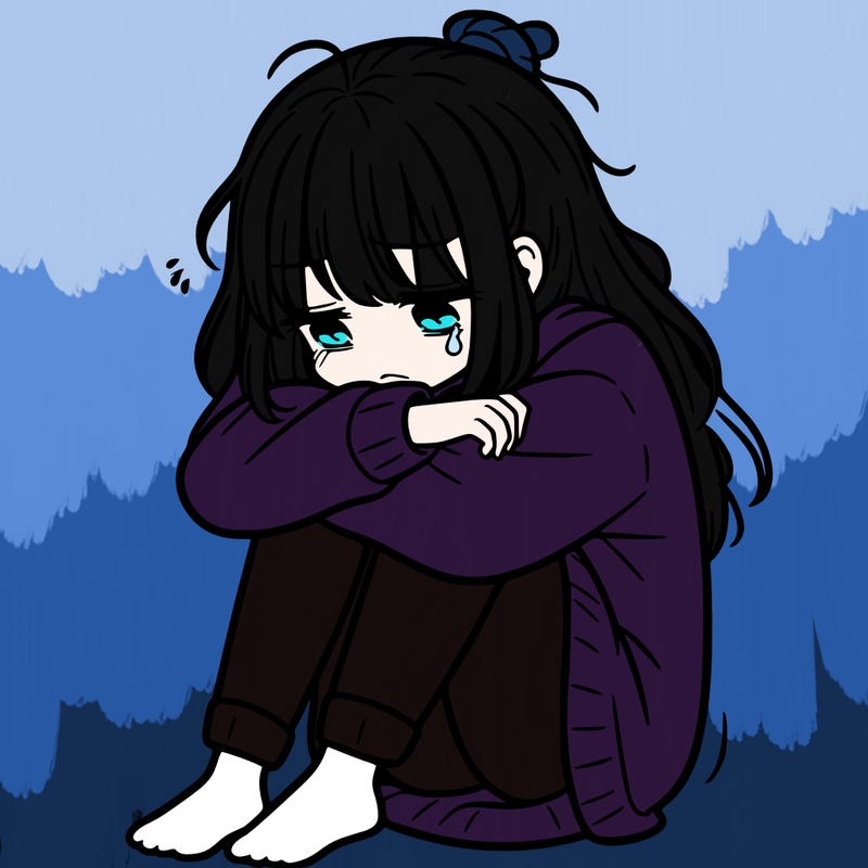depressed girl