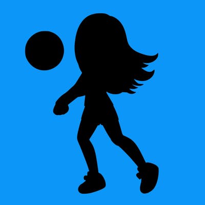 volleyball girl realistic