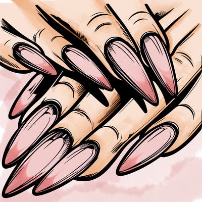 realistic nails