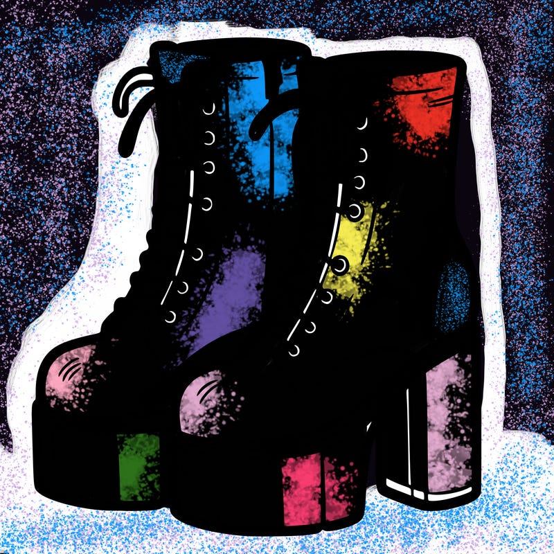 boots with a heel bottom