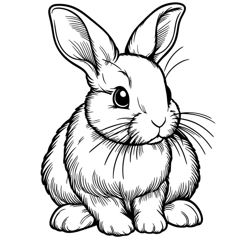 realistic rabbit