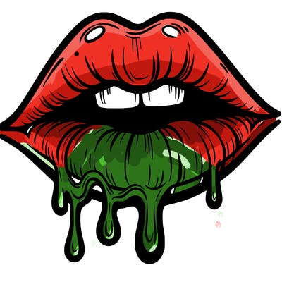 lips that look realistic and drip