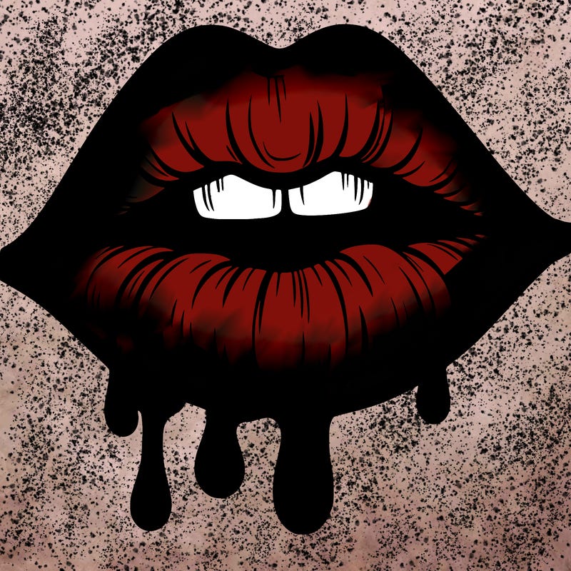 lips that look realistic and drip