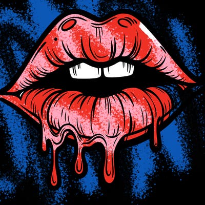 lips that look realistic and drip