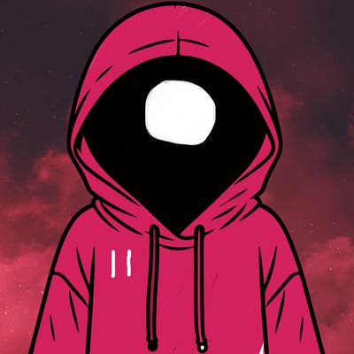 faceless girl in hoodie