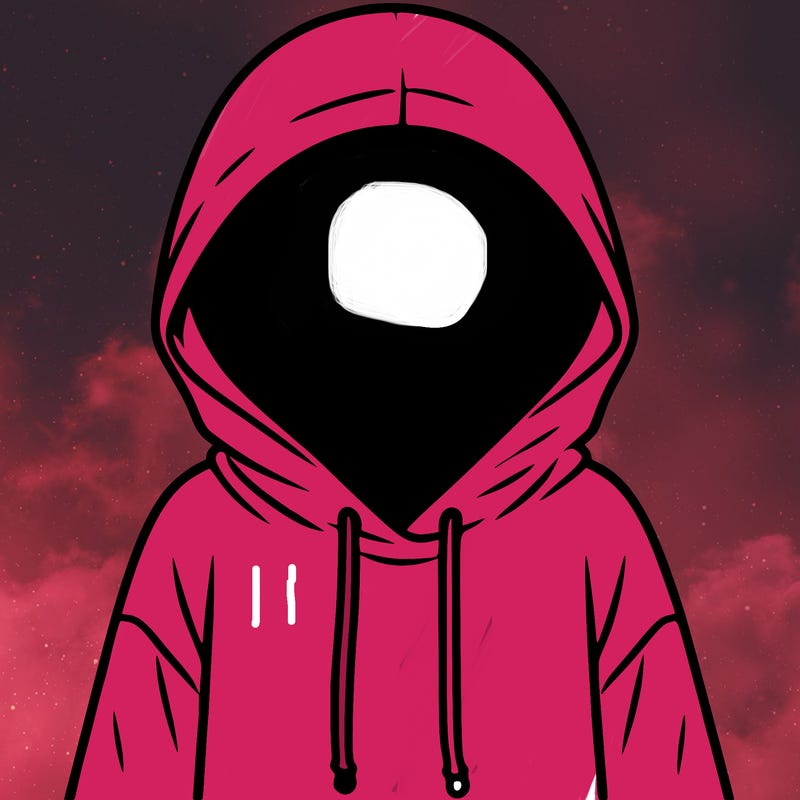 faceless girl in hoodie
