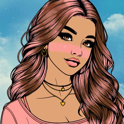 detailed realistic girl