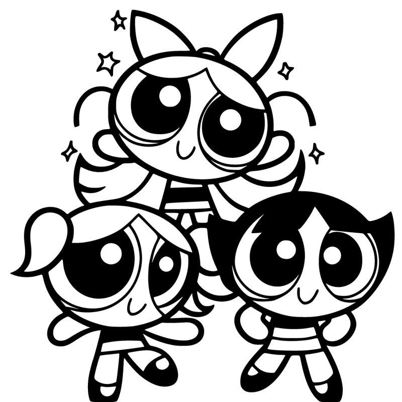 cartoon powerpuff girls