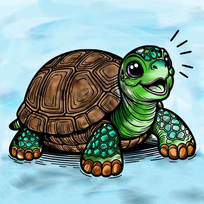 realistic turtle