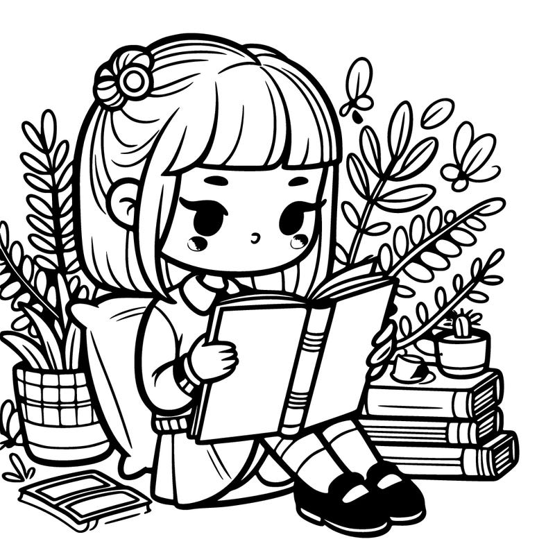 girl reading