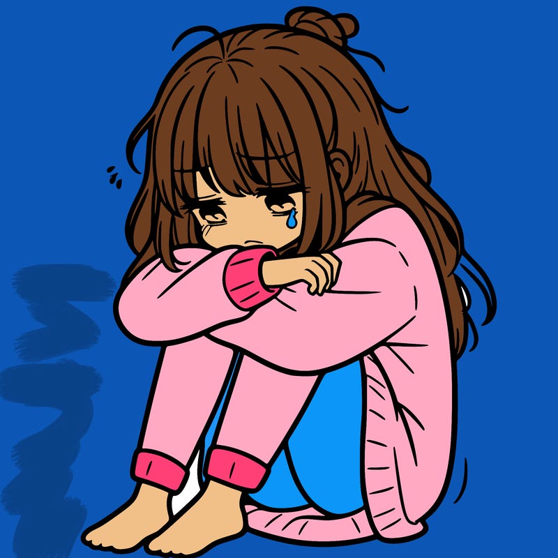 depressed girl