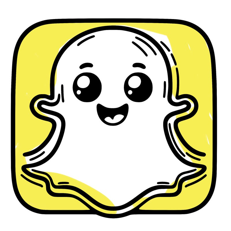 regular snapchat logo