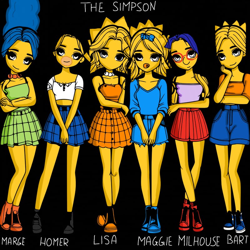 a group of girls realistic