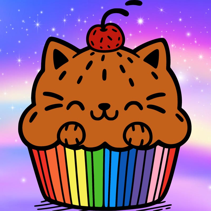 cat cupcake