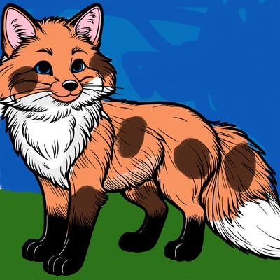 realistic fox