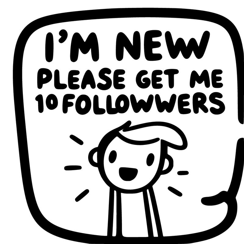 i’m new pls get me to 10 followers