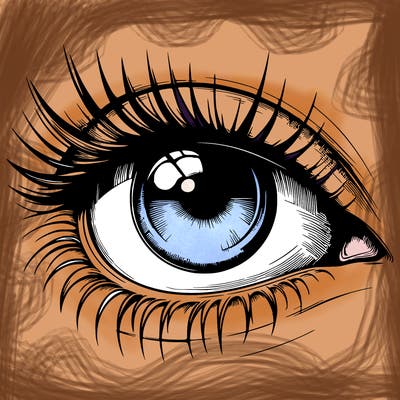 realistic eye