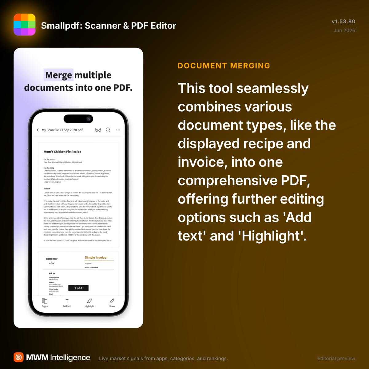 Smallpdf: Scanner & PDF Editor - Productivity App | MWM
