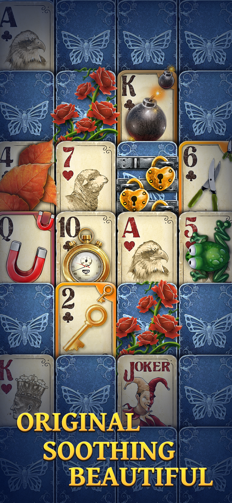 Solitaire Fairytale Game - A collection of beautifully illustrated cards and magical game elements from Solitaire Fairytale