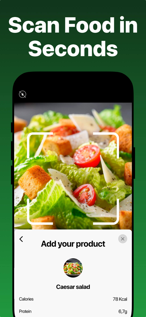 Keto Diet App & Carb Manager - Mobile food scanner feature for tracking calories and protein on a keto diet