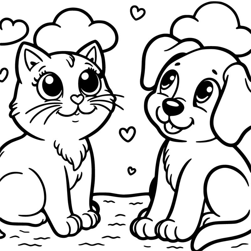 cat and dog
