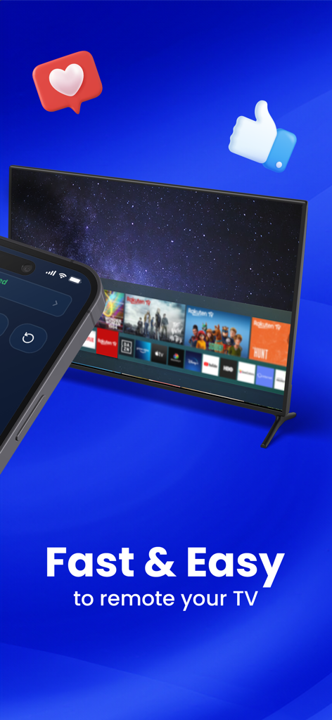 SamMate: Remote for Samsung TV - iPhone usando la aplicación SamMate para controlar un Smart TV Samsung con facilidad