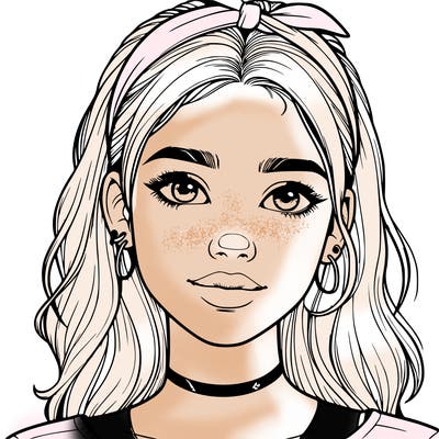 realistic teenage girl