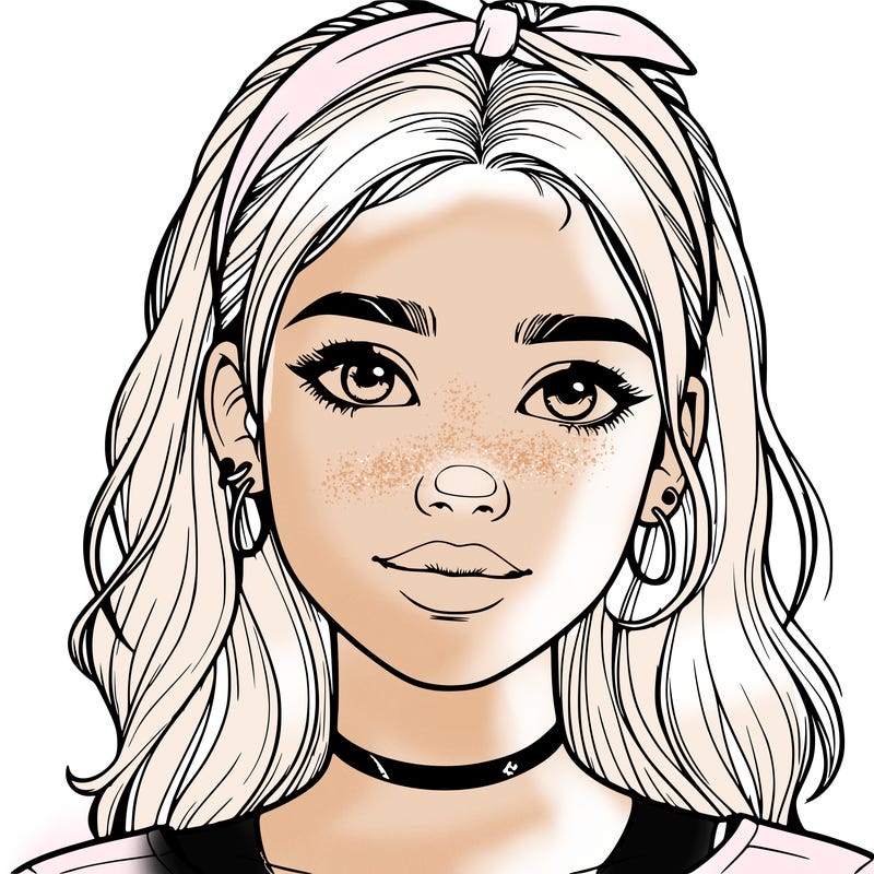 realistic teenage girl