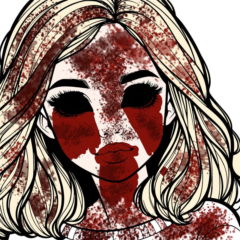 realistic girl whith cute eyes