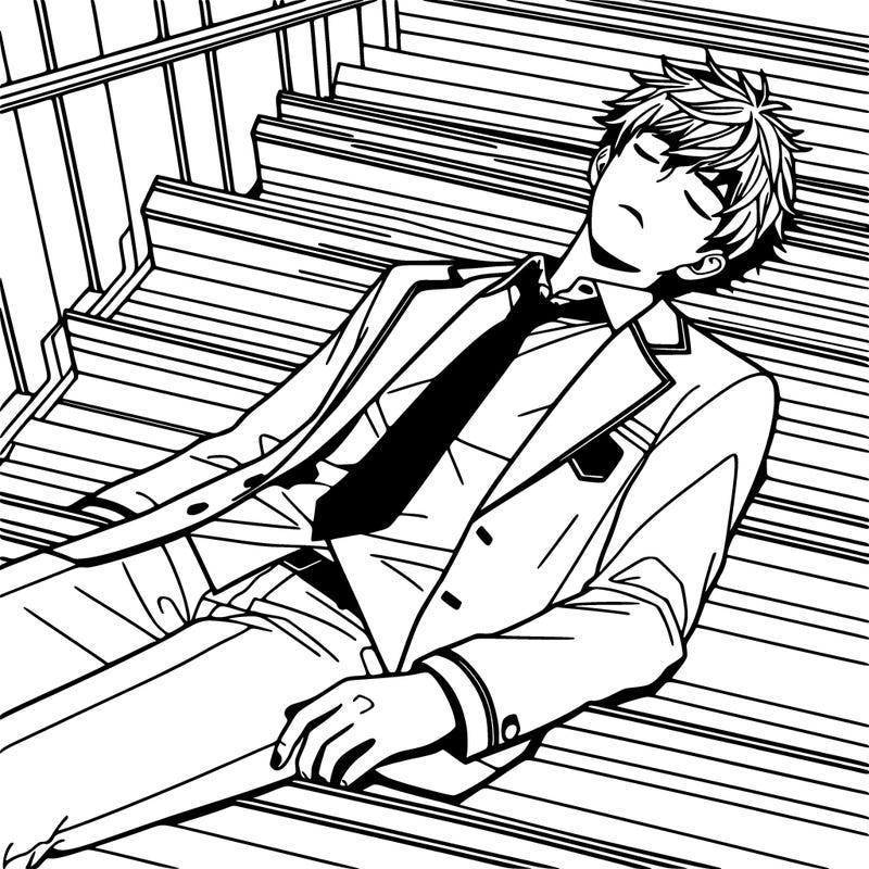 light yagami dead on the stairs death note realistic