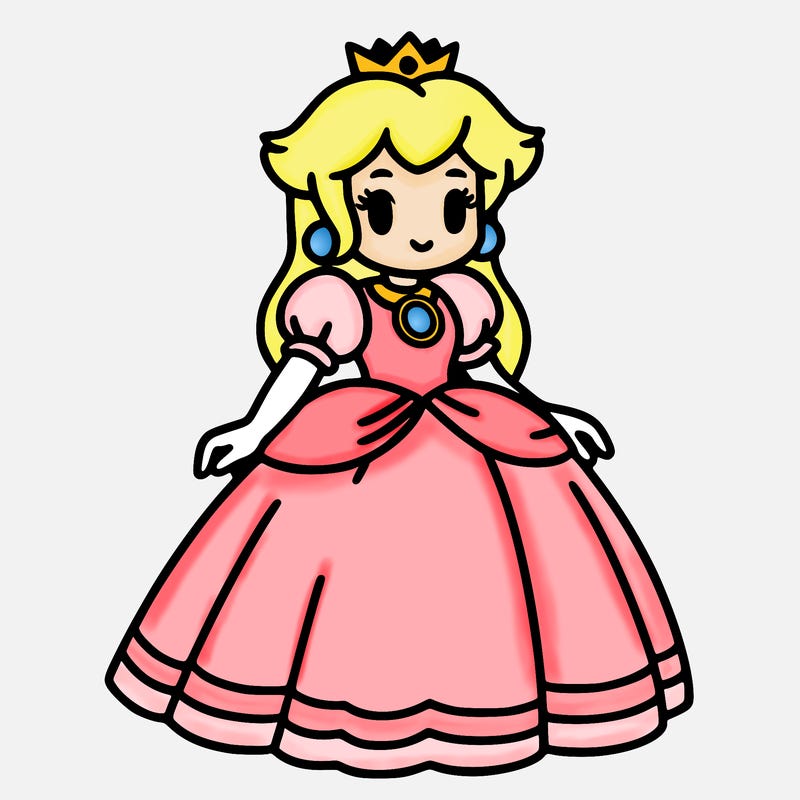 princess peach from mario