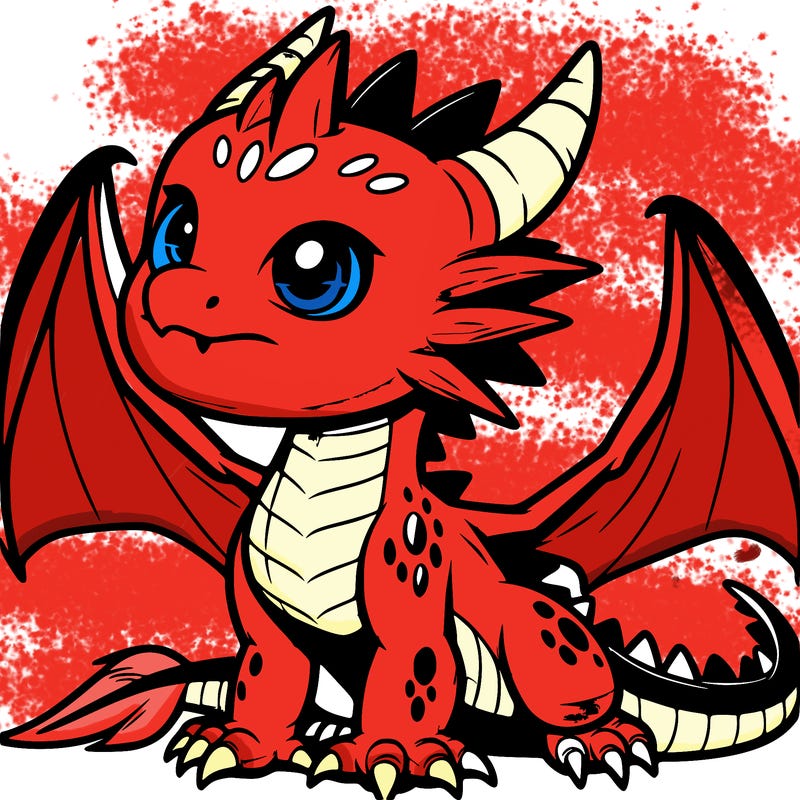 fierce baby night dragon