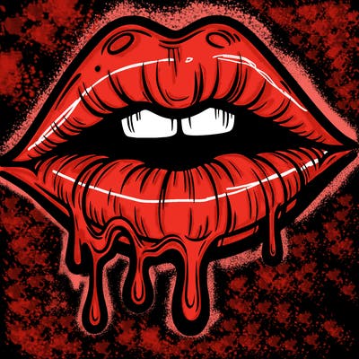 lips that look realistic and drip