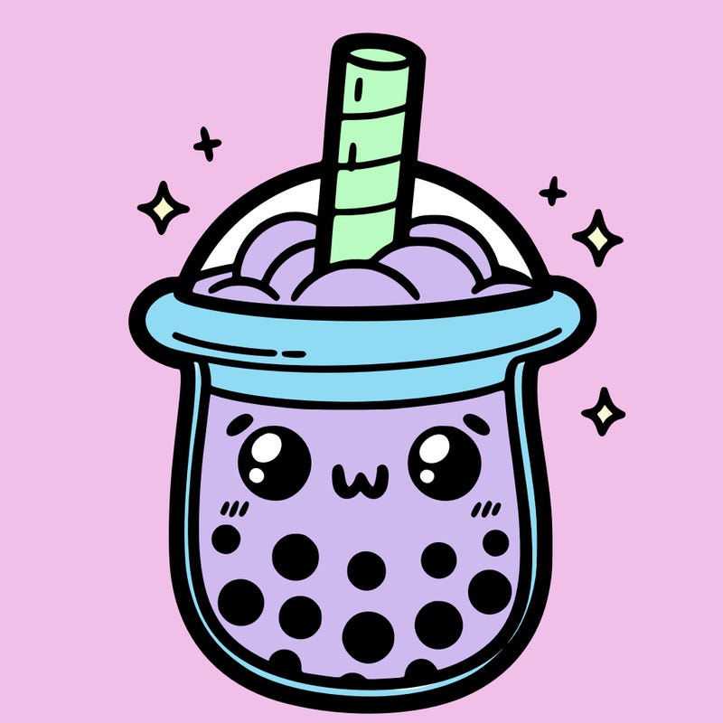 cute boba tea