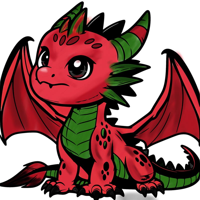 fierce baby night dragon