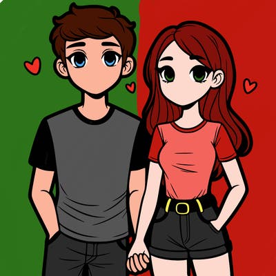 boyfriend and girlfriend